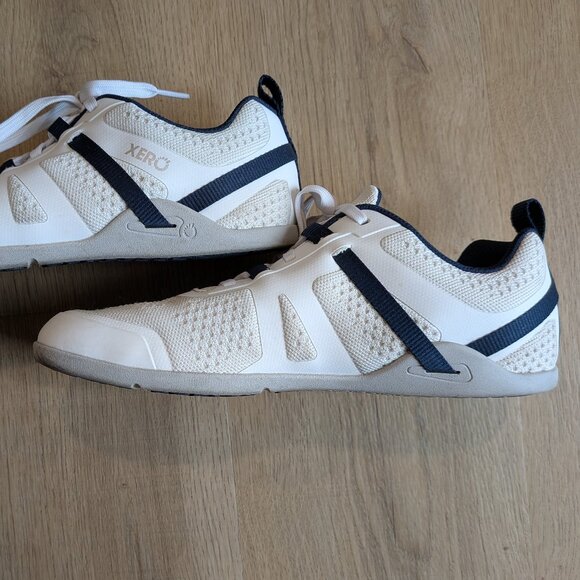 Xero Prio Neo white and blue barefoot shoe size 8.5 Men's - Picture 3 of 6